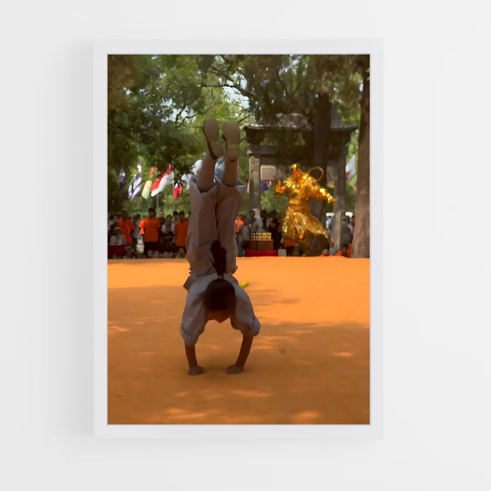 Poster Maître Wushu – affiche Kung Fu (vue 3)